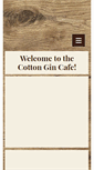 Mobile Screenshot of cottongincafe.com